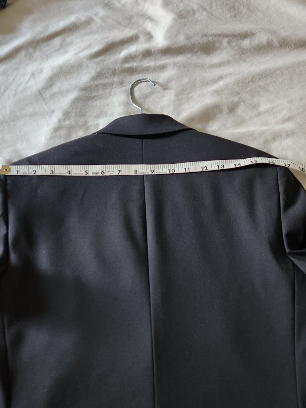 Le Suit Two Piece Formal Suit Black Silver Thread Accent Long Skirt Size 18W - Picture 9 of 11